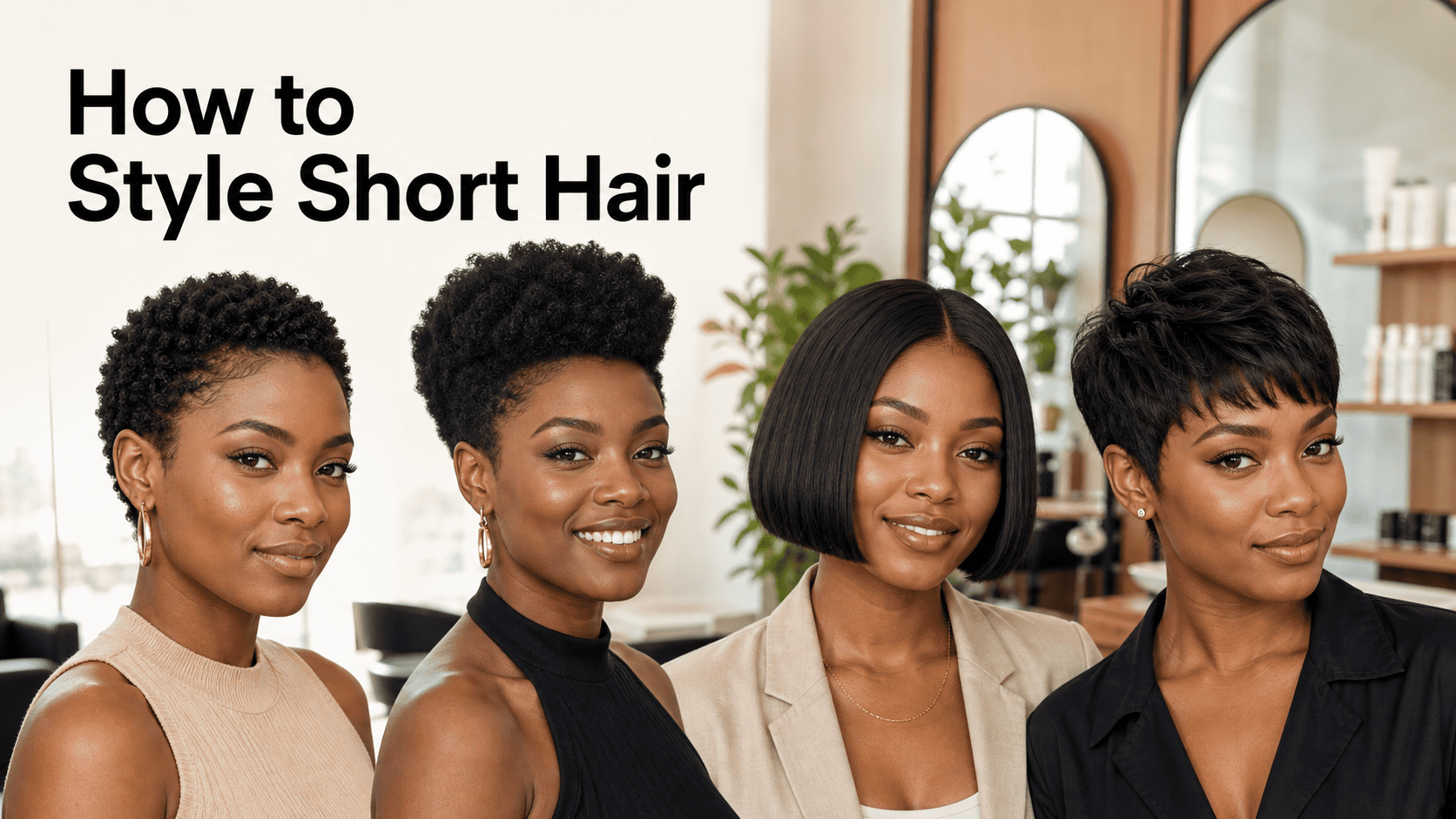 How to Style Short Hair at Home: 12 Easy Methods for South African Women