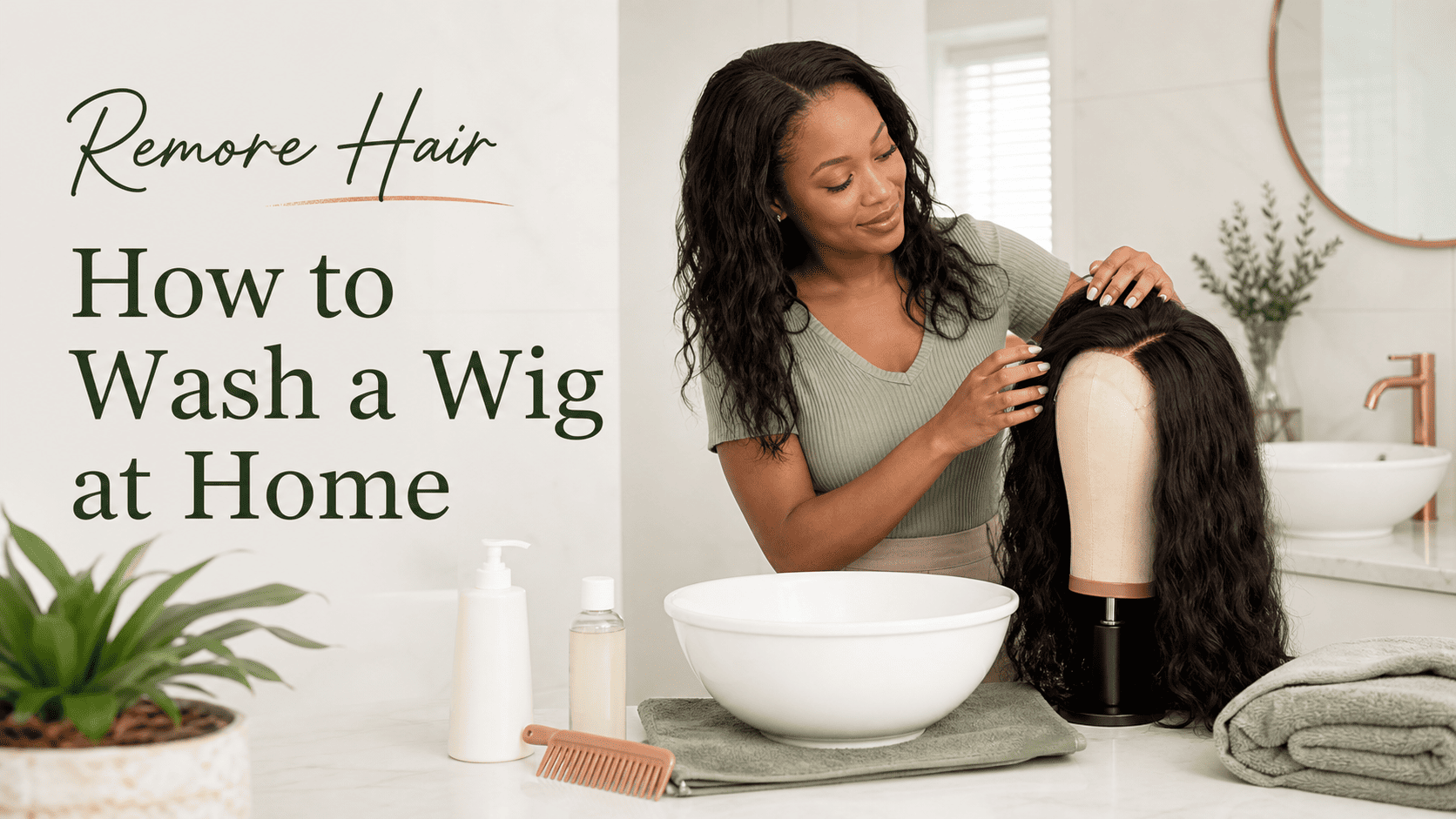 How to Wash a Wig at Home