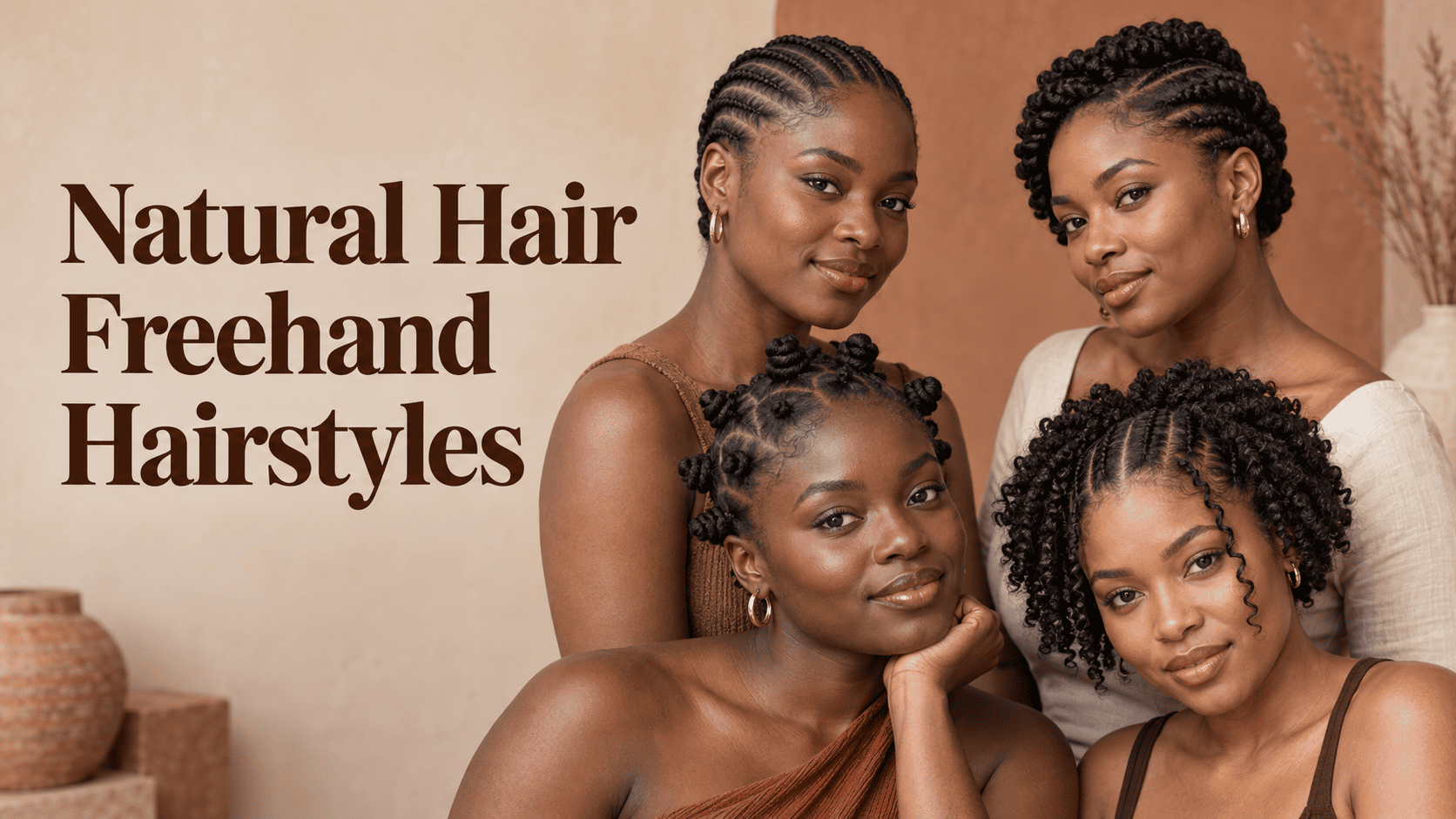  Natural Hair Freehand Hairstyles for Black Women