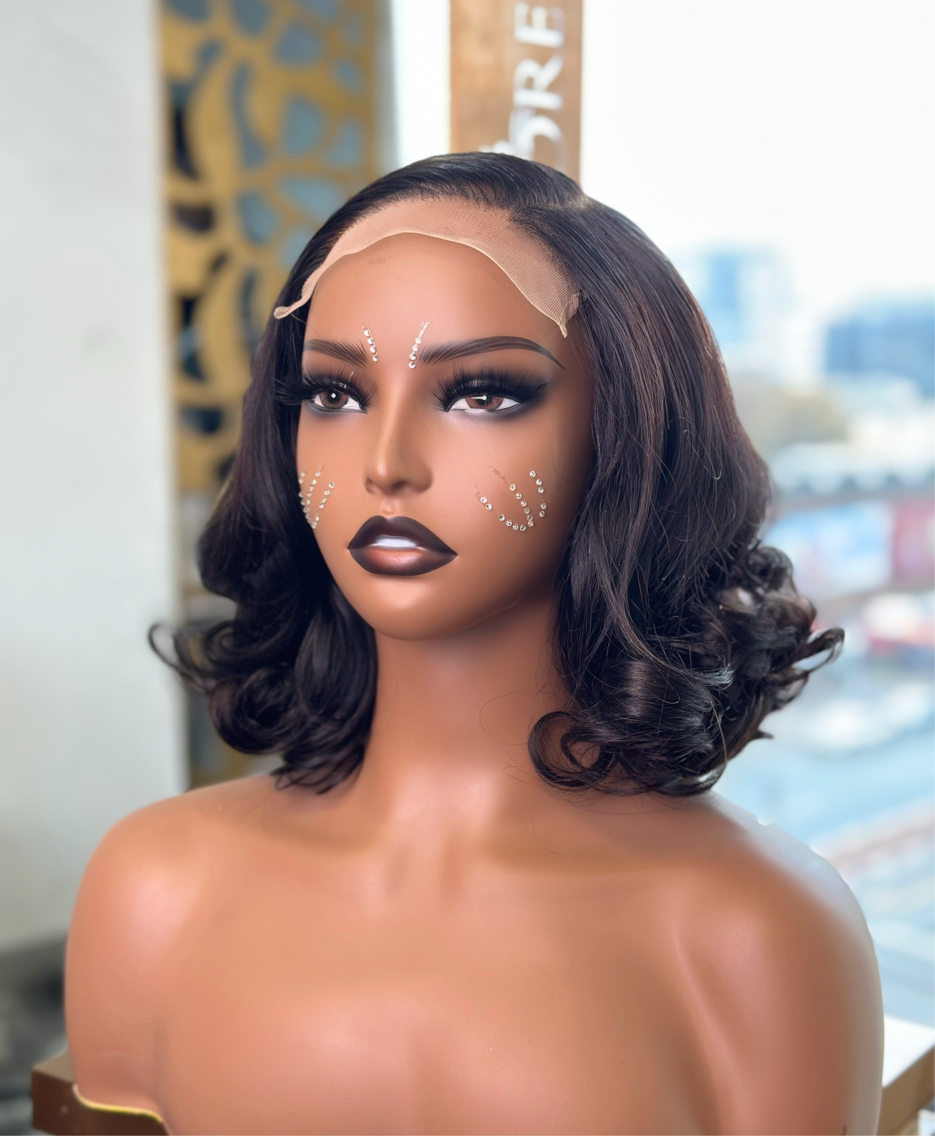 Bouncy Weave Double Drawn Glueless 12 inch Remorehair