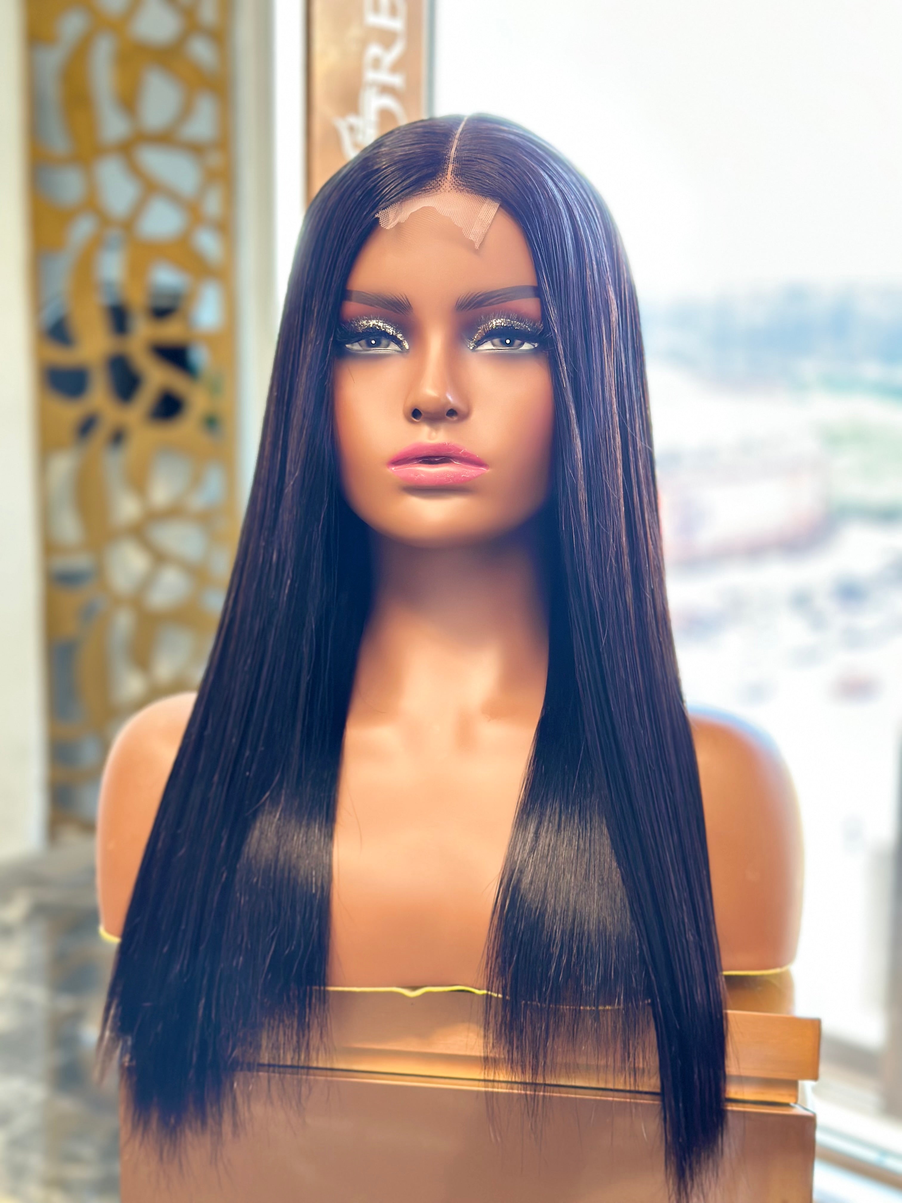 Double Drawn Glueless Straight 20 Inch