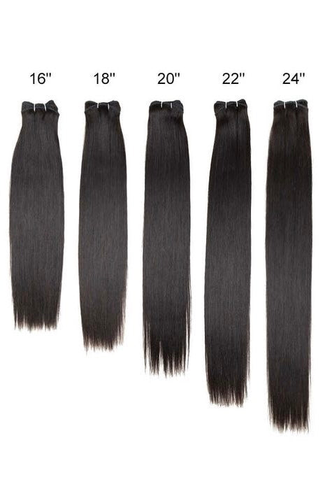 Single Drawn Straight Bundles 18 Inch To 30 Inches