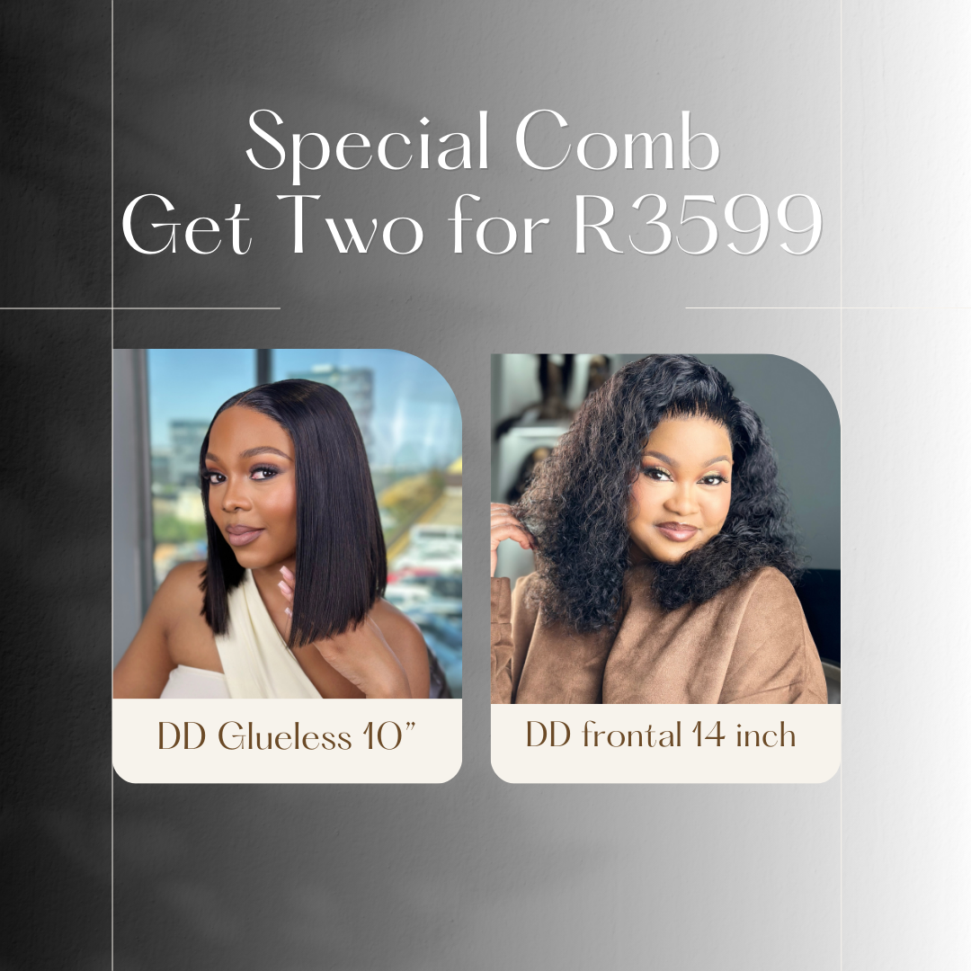 Double Drawn Glueless With Frontal Weave 14 Inch Wigs For Sale R3599