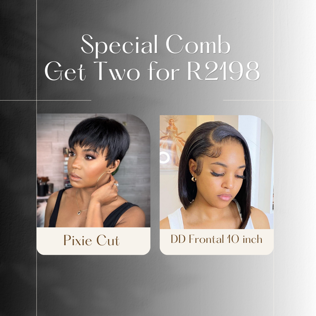 Pixie Cut With Double Drawn Frontal 10 Inch Wigs R2198