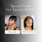 Pixie Cut With Double Drawn Frontal 10 Inch Wigs R2198