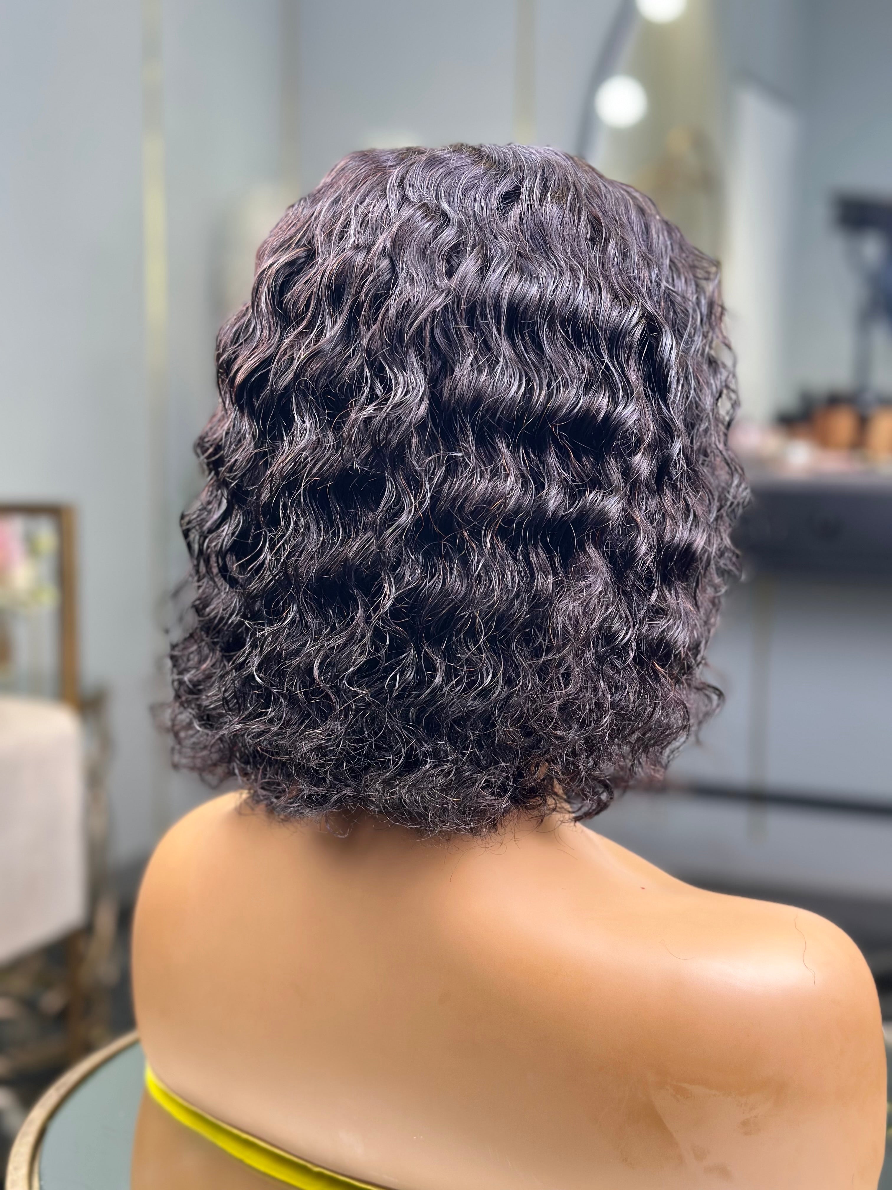 Glueless Deep Weave 8 Inch Bob