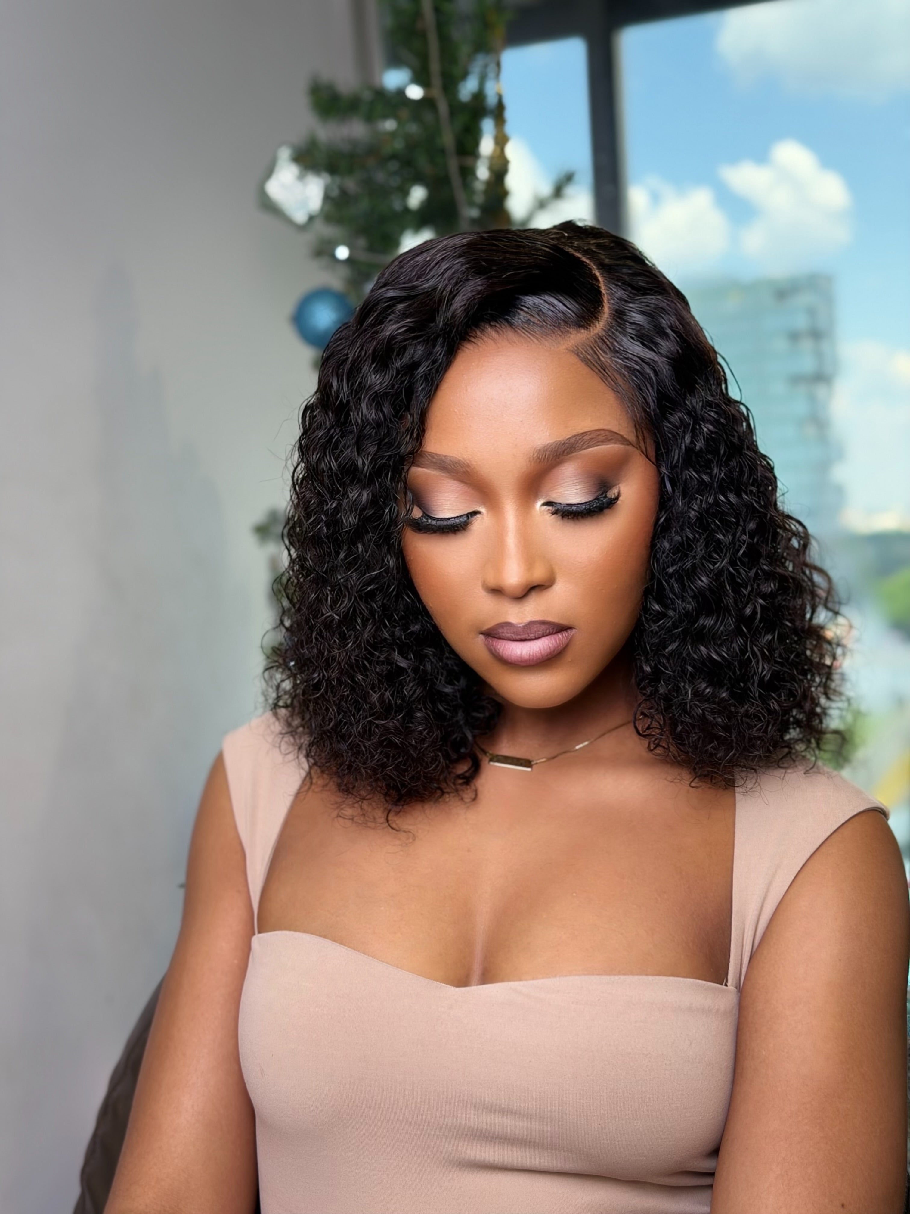 Glueless Burmese Natural Weave 14 Inch Bob Wig