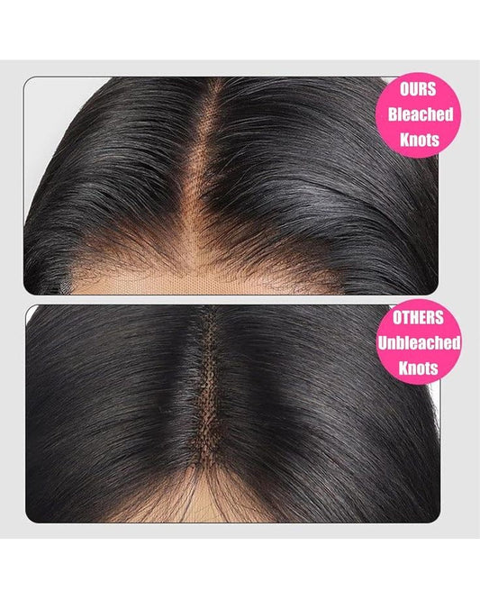 Silky Straight Glueless Pre-bleached 9 X 6 Closure 22 Inch Wig - Remore Hair