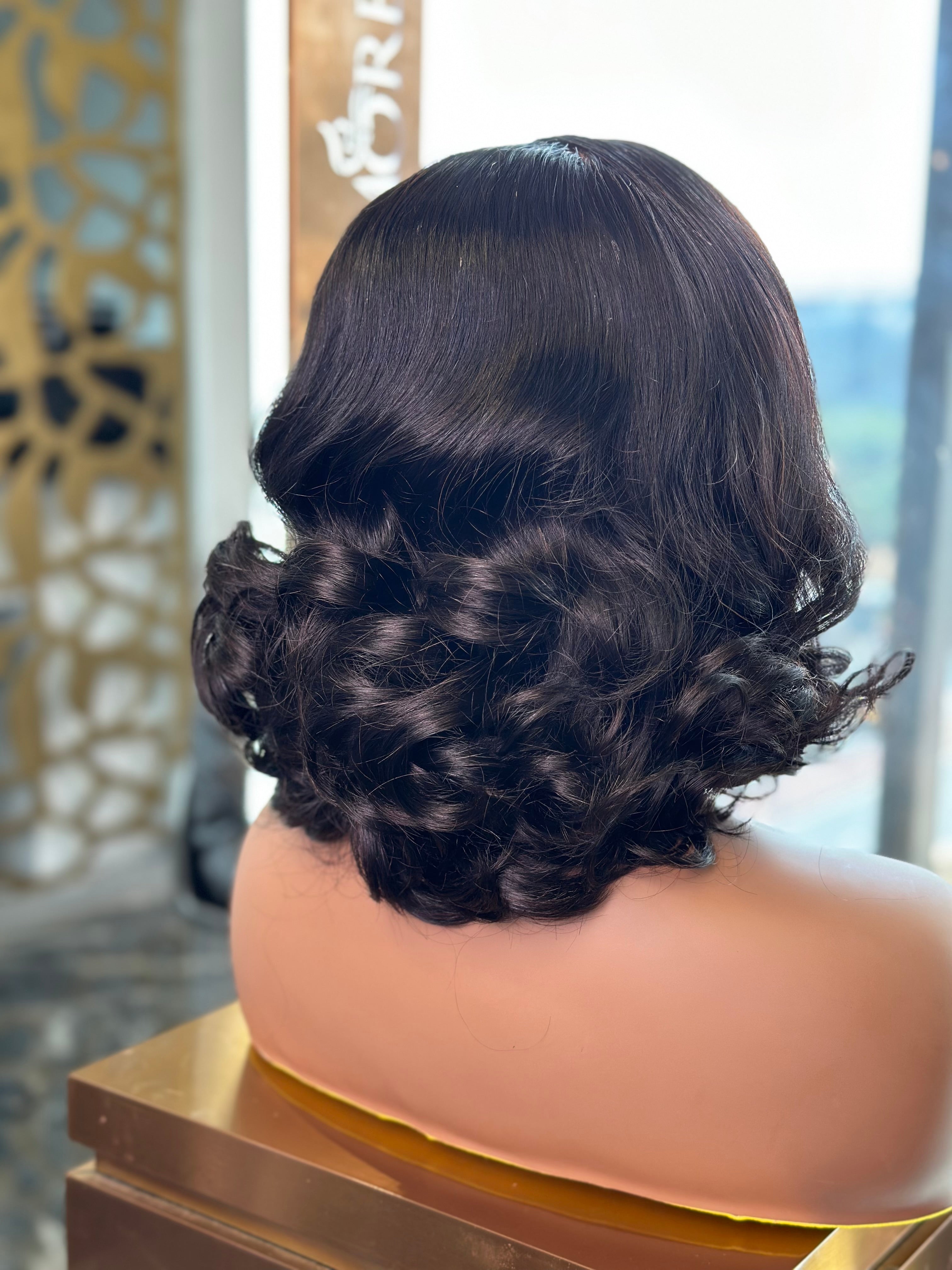 Bouncy Weave Double Drawn Glueless 12 inch Remorehair