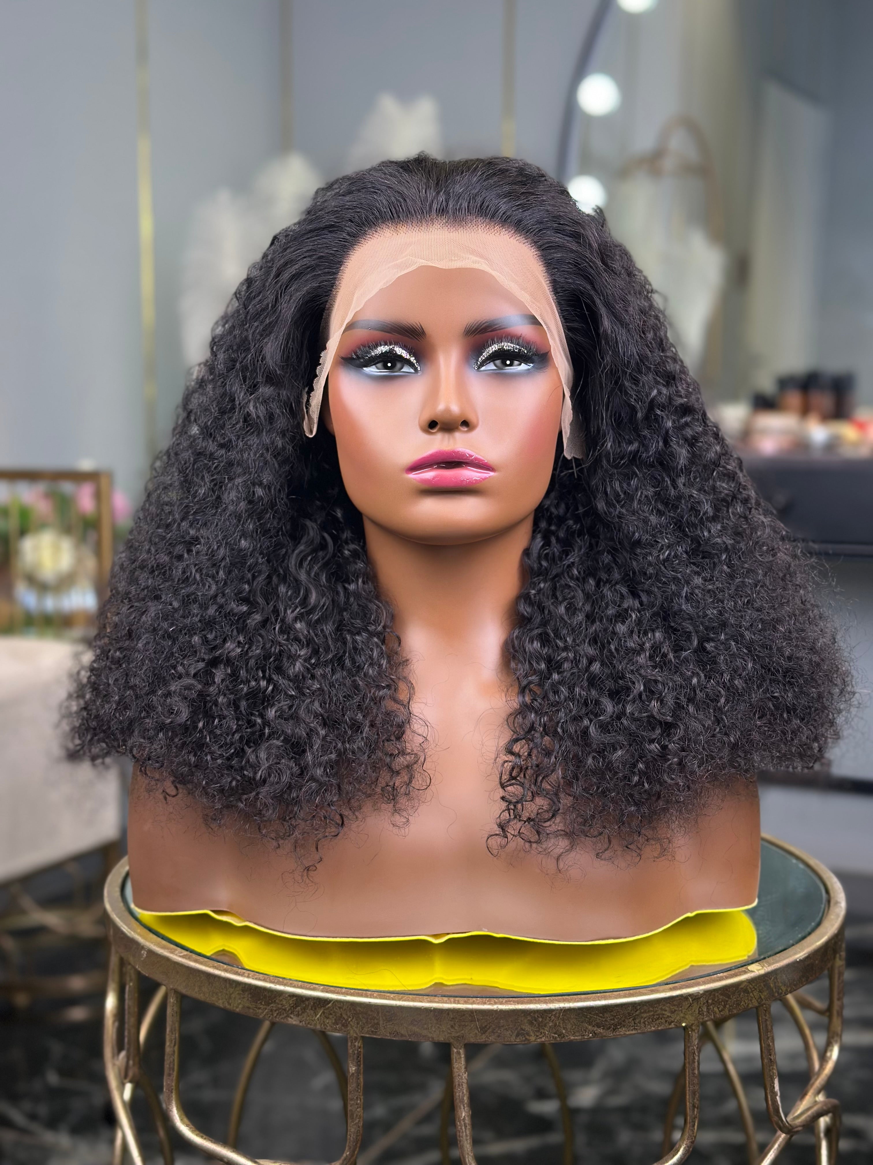 Lace Front Kinky Curly 20 Inch Wig