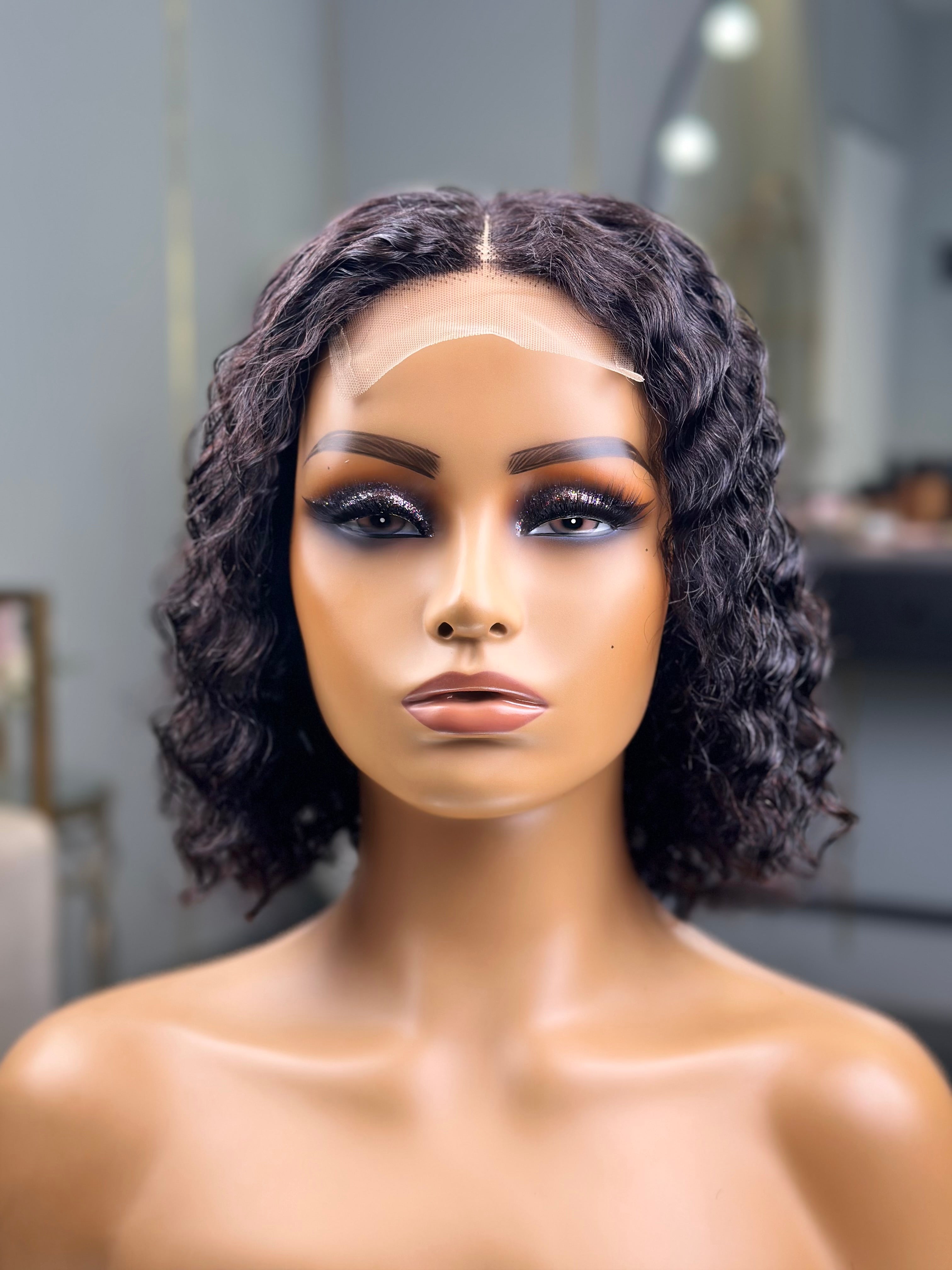 Glueless Deep Weave 8 Inch Bob