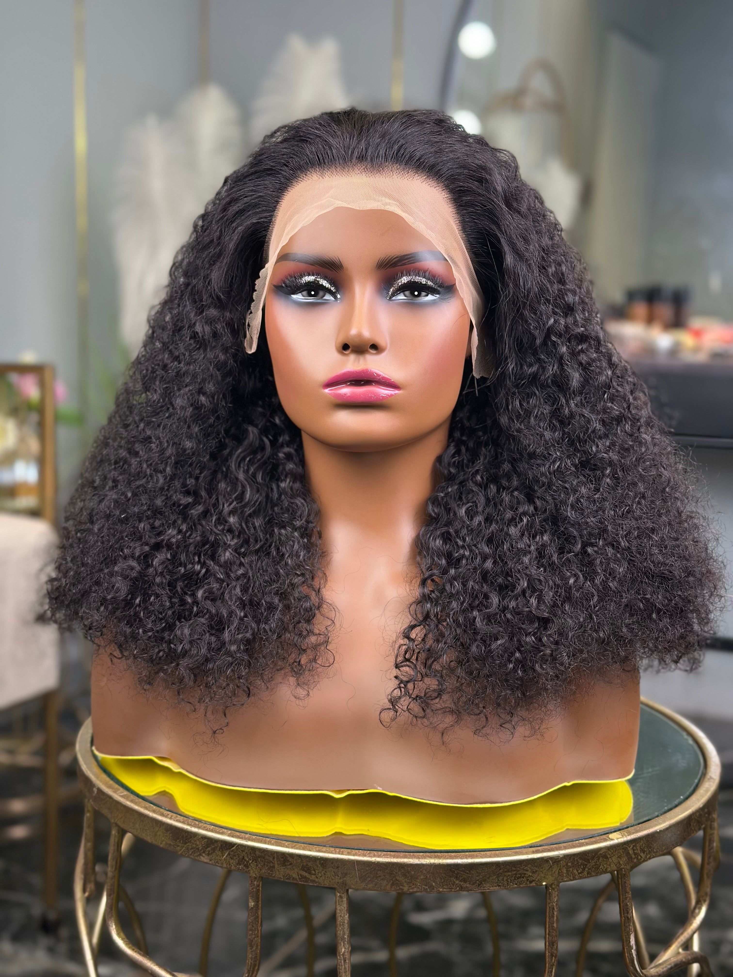 Lace Front Kinky Curly 20 Inch Wig