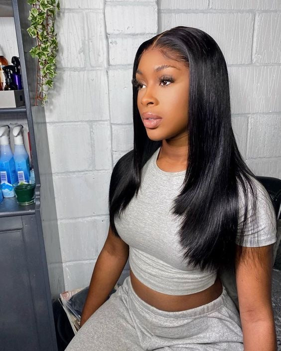 Double Drawn Lace Frontal Straight Wigs Remorehair
