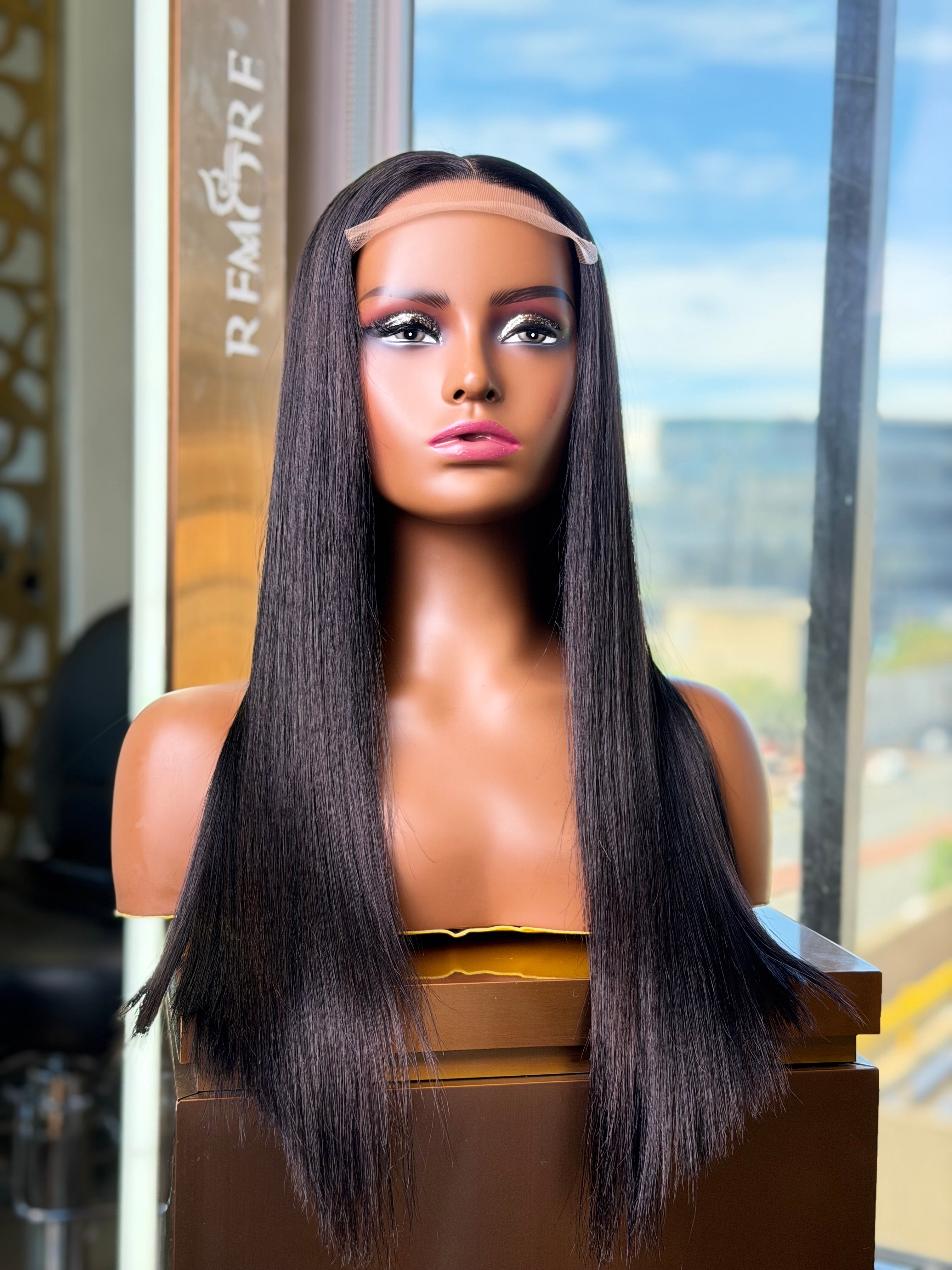 Vietnamese Unprocessed Silky Bone Straight Glueless Wigs