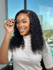 Wear And Go HD Pre-bleached Lace Water Curly 20 Inch Wig