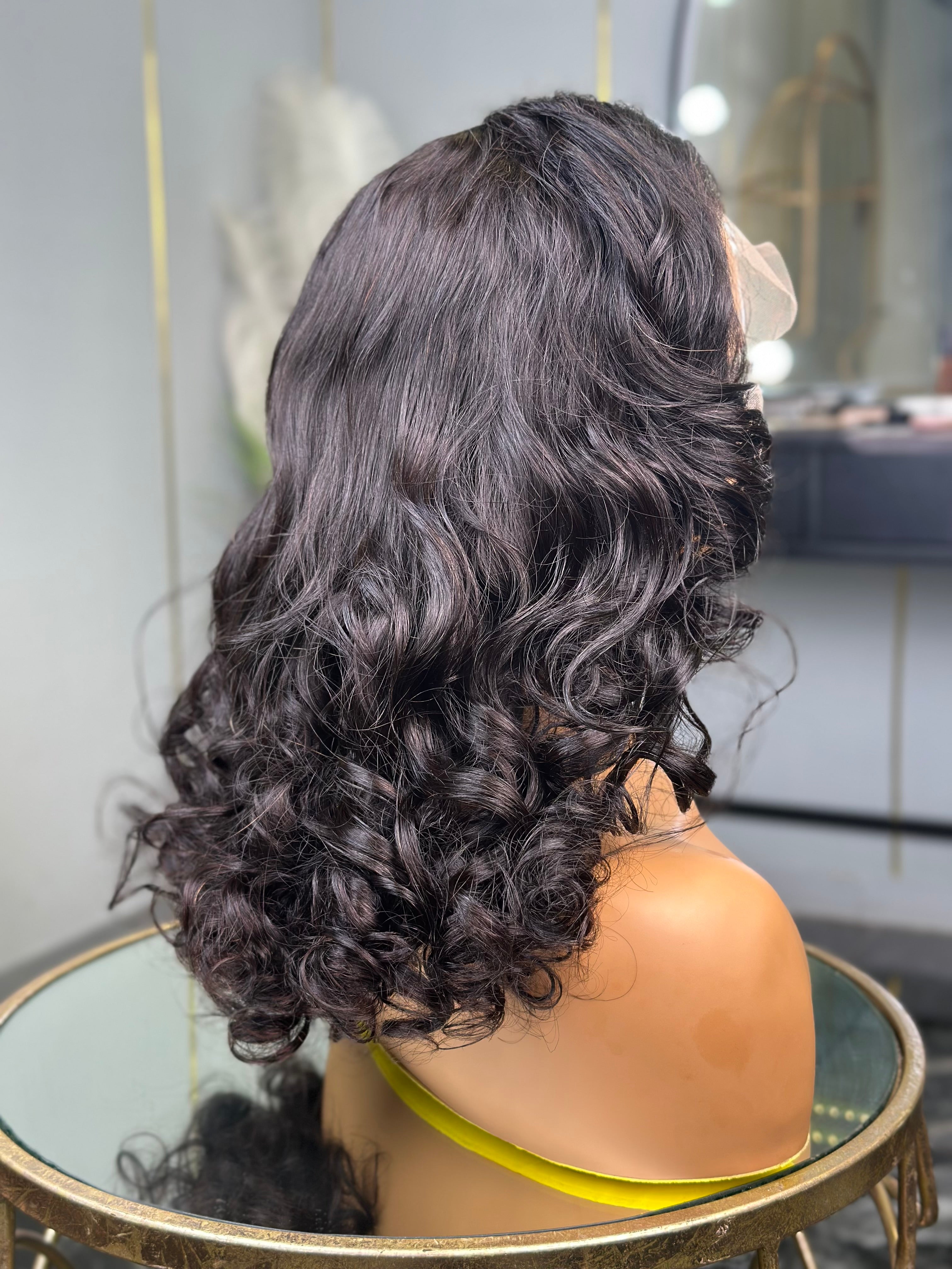 Lace Front Bouncy Loose Weave 18 Inch Wig