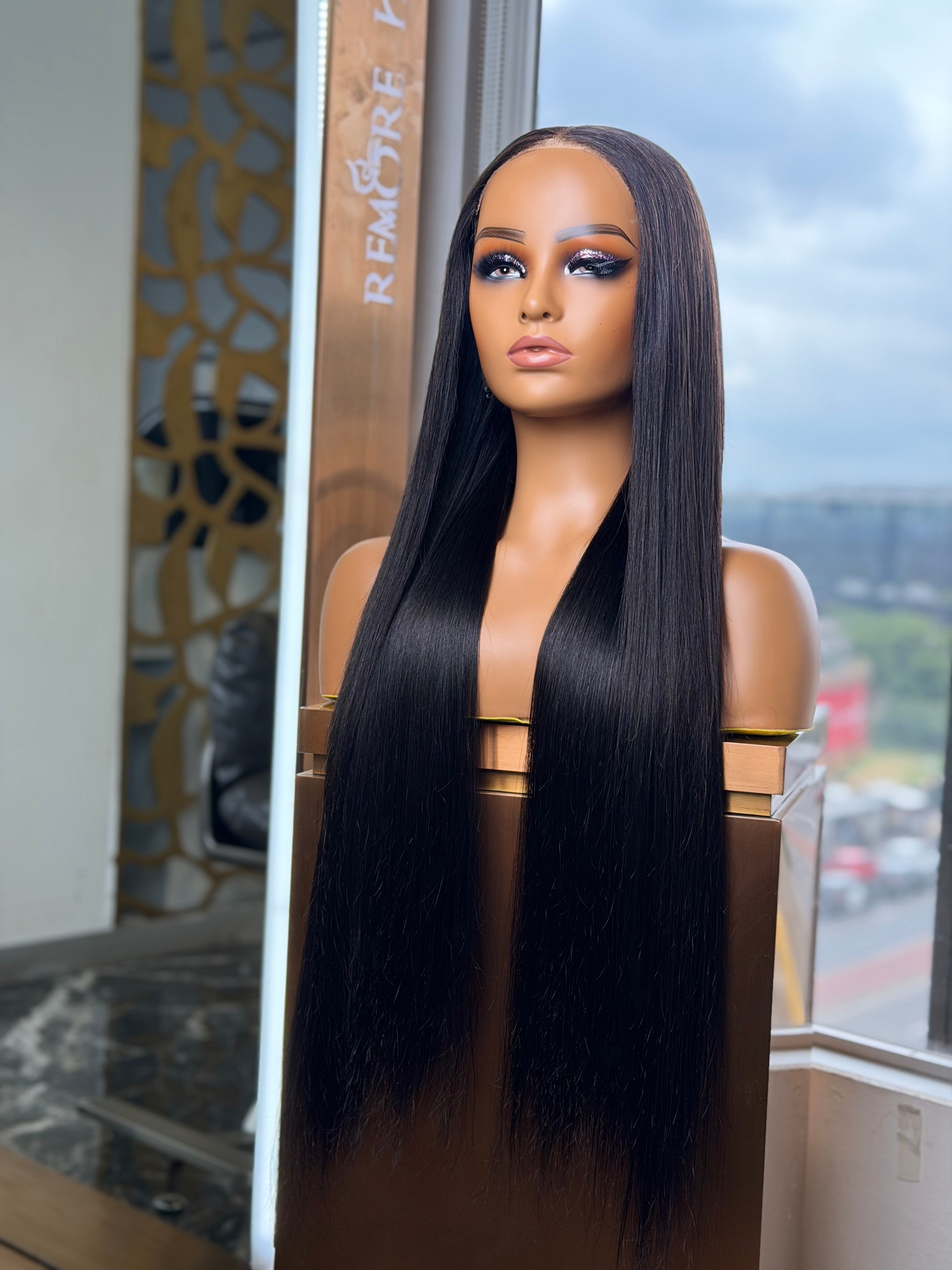 Double Drawn  Glueless 32 inch Wig