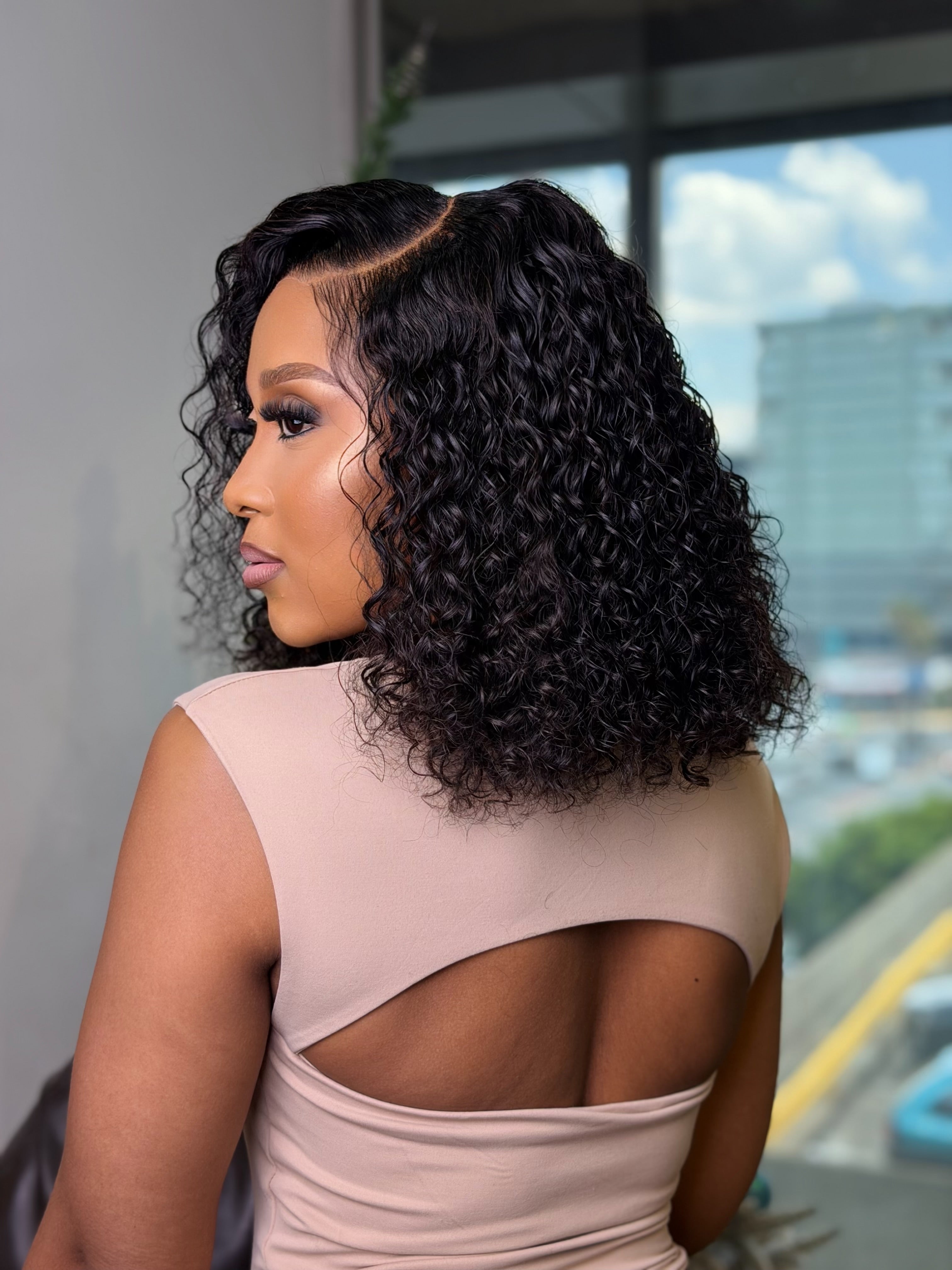 Glueless Burmese Natural Weave 14 Inch Bob Wig