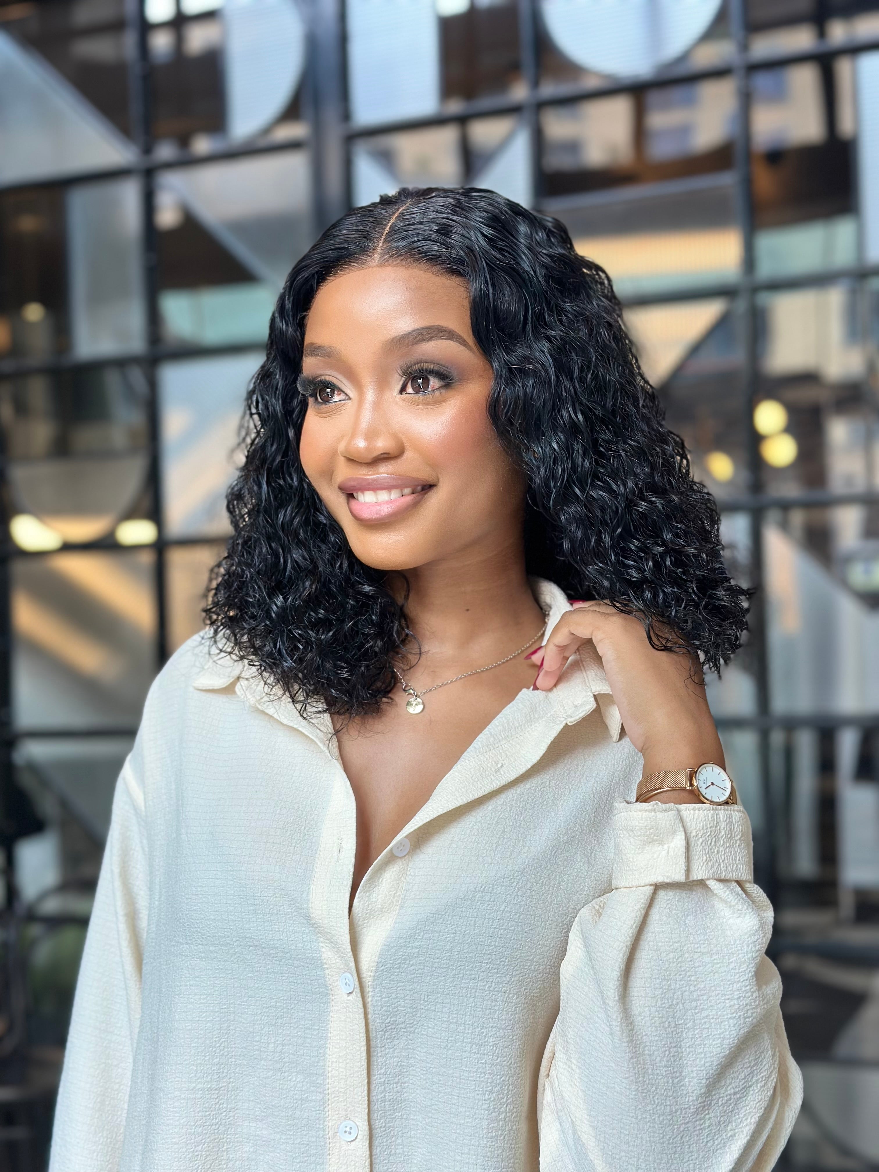 Double Drawn Glueless Burmese Natural Weave 14 Inch - Remore Hair