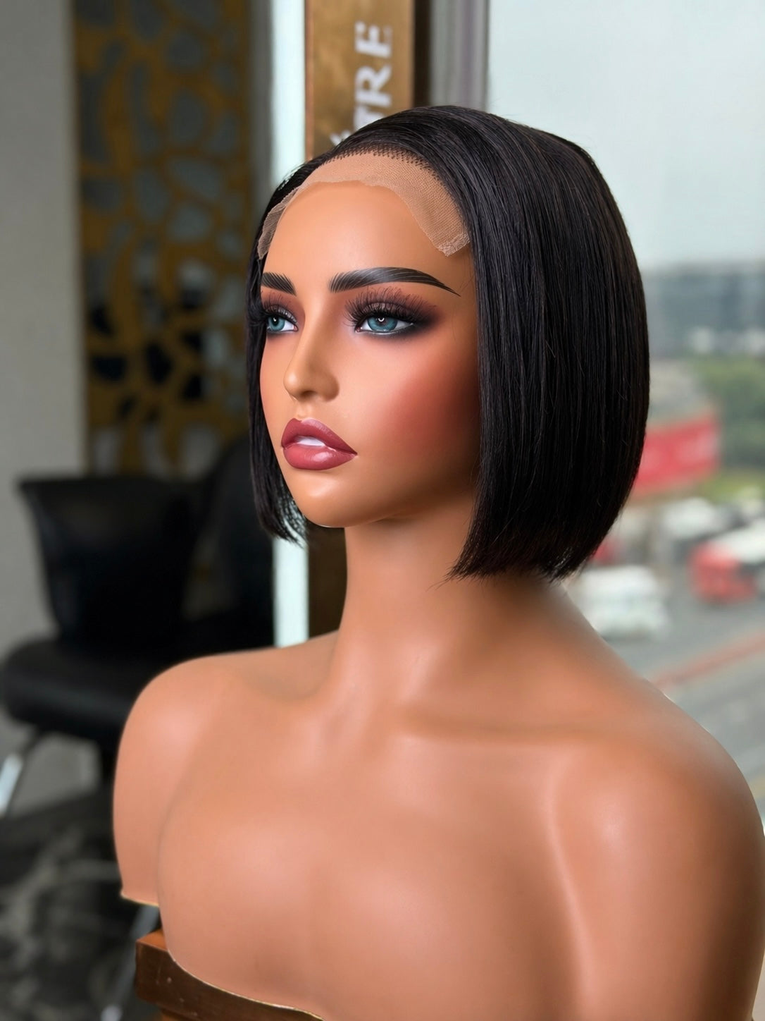 Brazilian Glueless 6 Inch Short Bob Wig