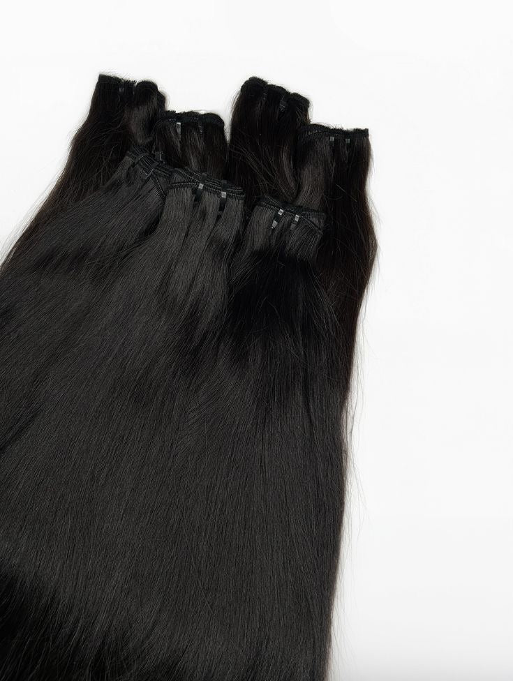 Double Drawn Straight Single Bundle 22 to 30 Inches