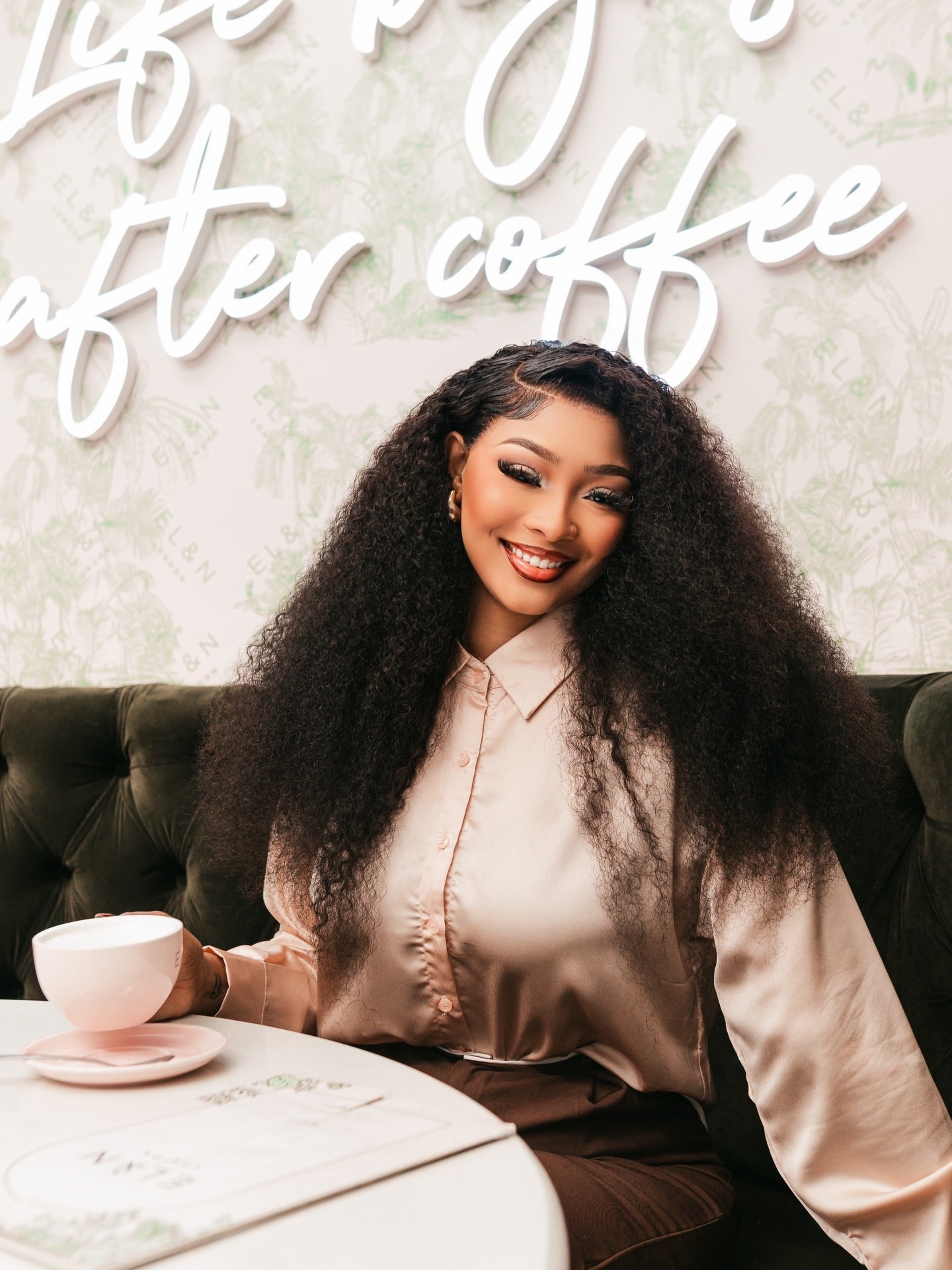 Burmese Frontal Curly 26 Inch Wig