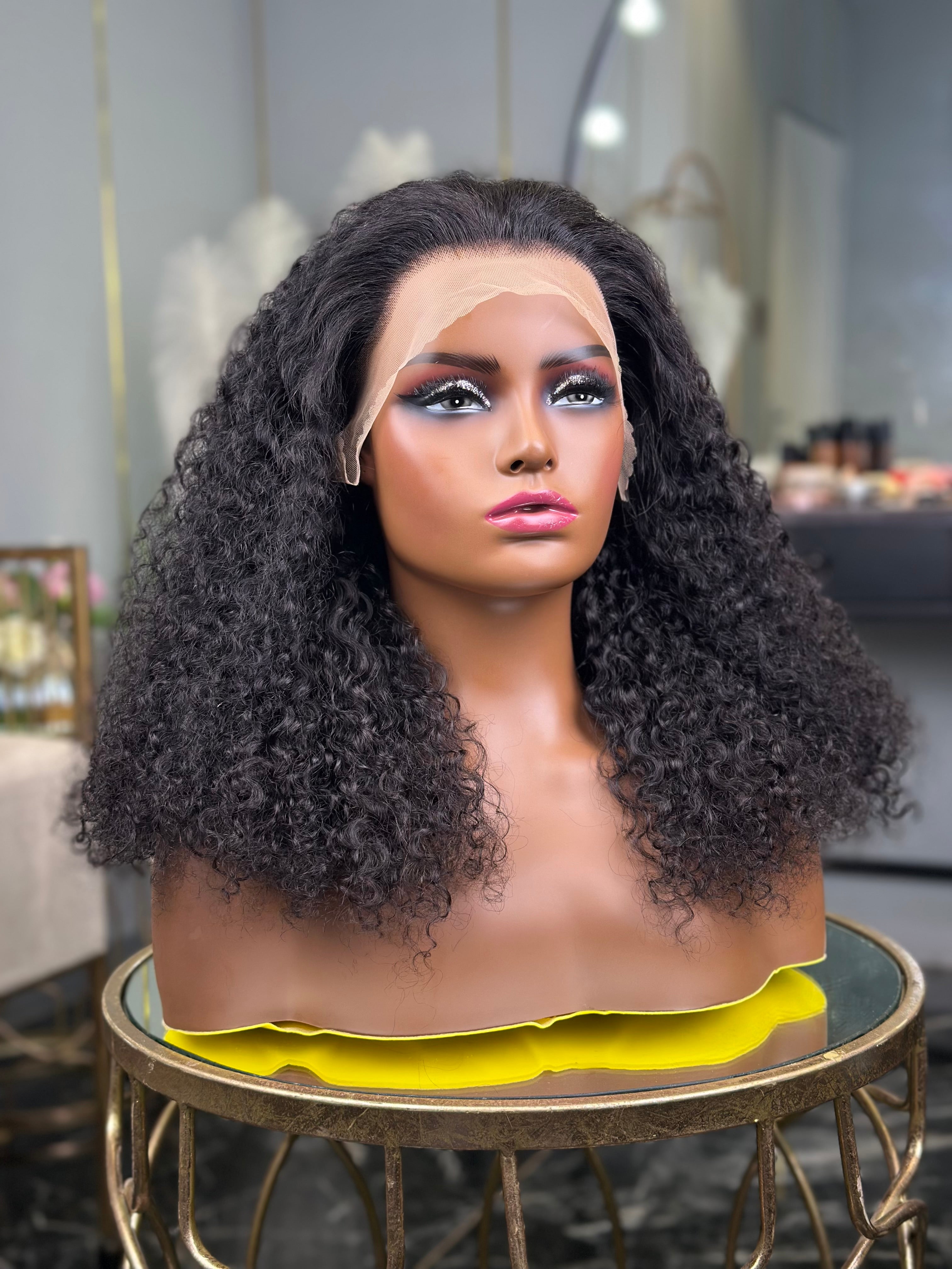 Lace Front Kinky Curly 20 Inch Wig