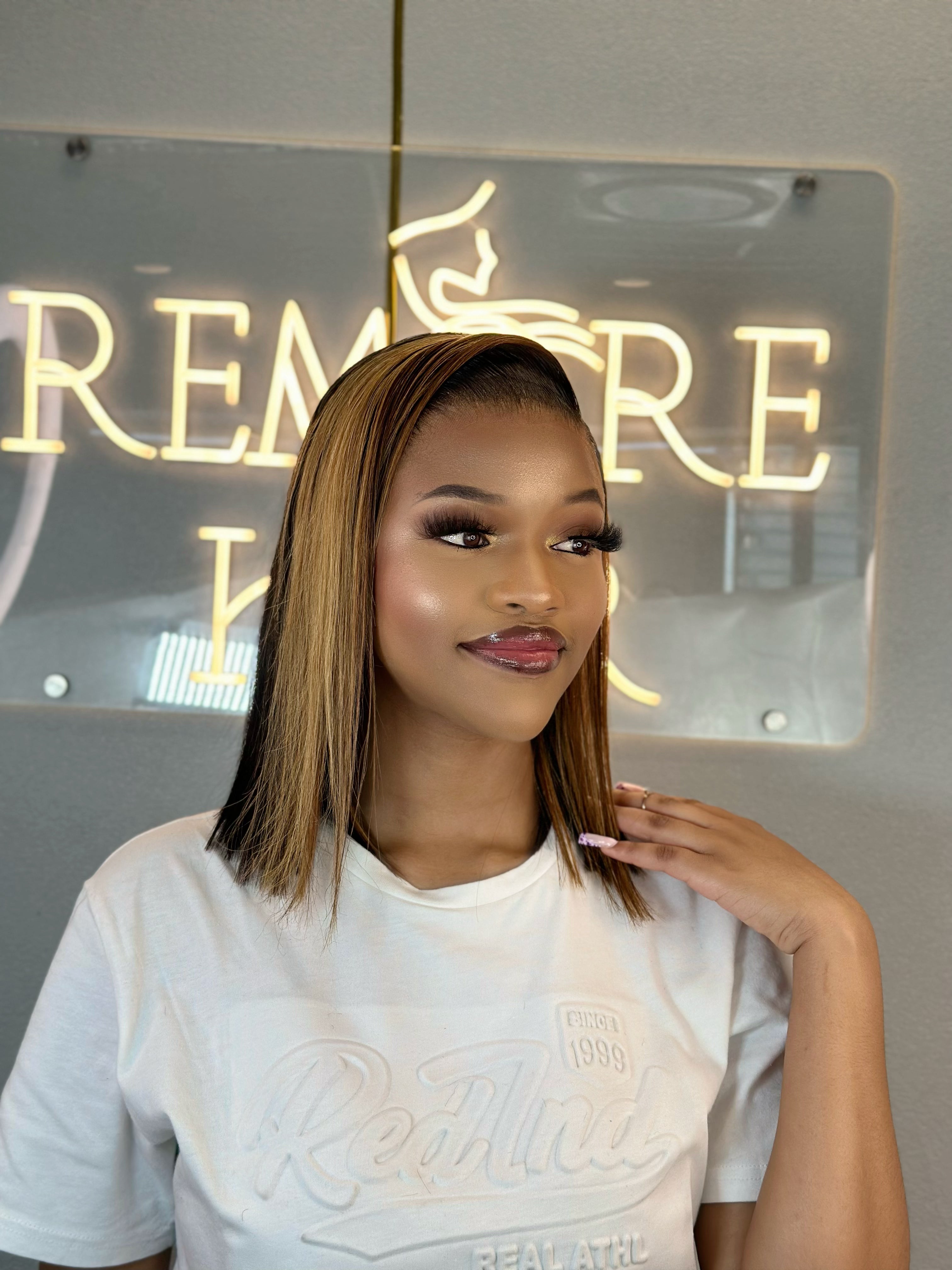 Highlight Lace Full Front Bob Wig Remorehair