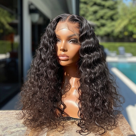 Double Drawn Water Weave Lace Frontal 22 inch - 30 inch Wigs Remorehair