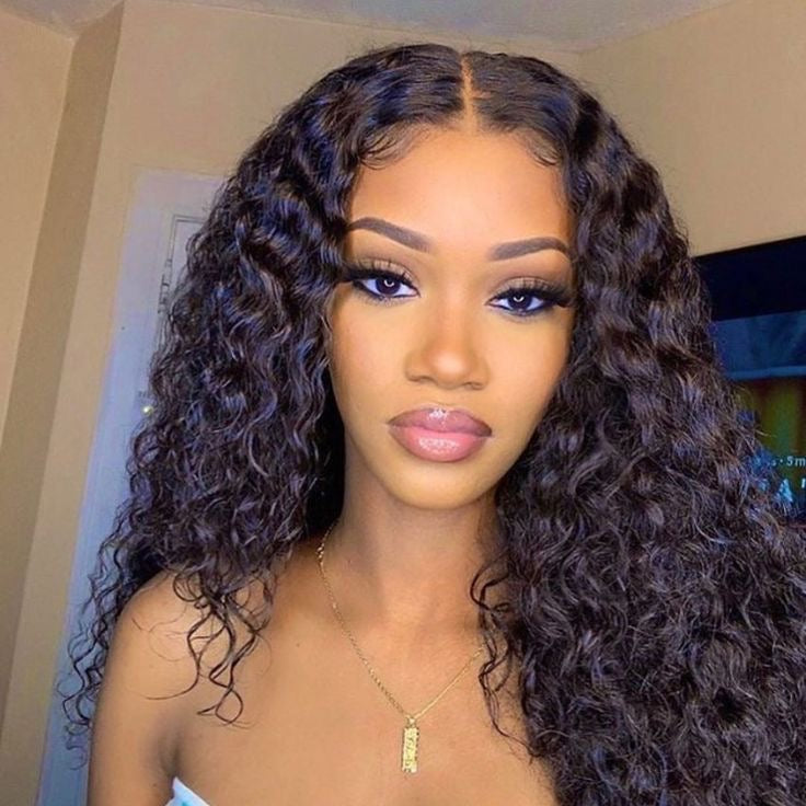 Lace Frontal Water Weave Double Drawn Wigs Remorehair