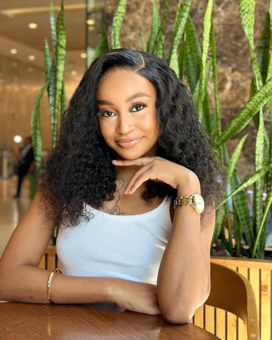 Double Drawn Wear And Go Curly With 5x5 Lace Wig - Remore Hair