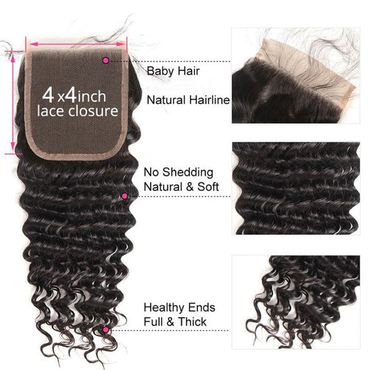 4x 4 Deep Closure Remorehair