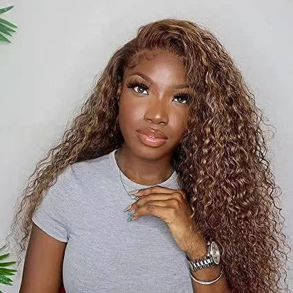 Hightlight Lace Frontal Curly Wig for Sale Remorehair