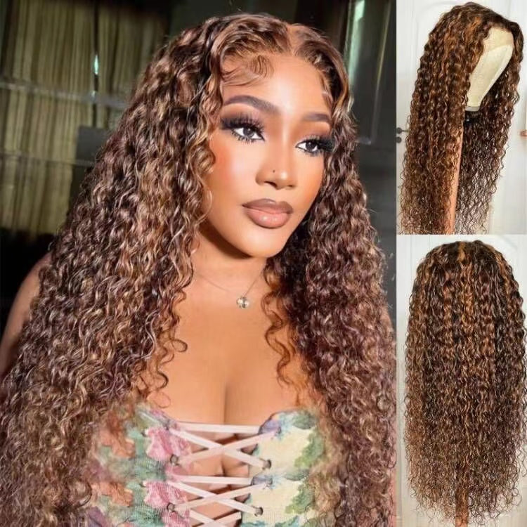 Hightlight Lace Frontal Curly Wig for Sale Remorehair