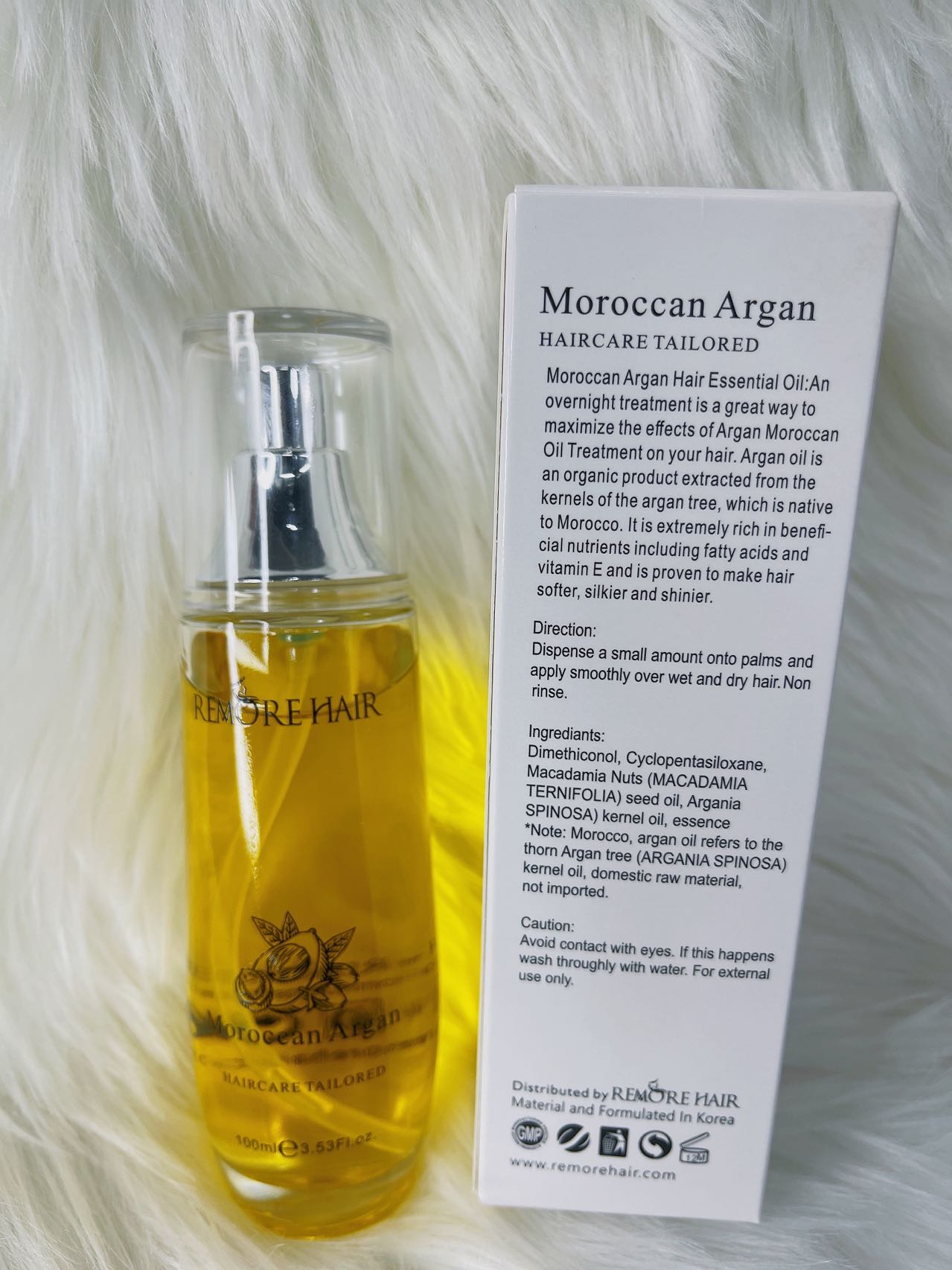 Moroccan Argan Hair Care Essential Oil Serum Remore Hair