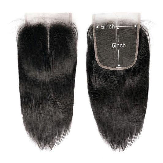 Straight 5 x 5 Closure Remorehair