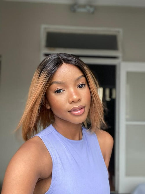 Ombre Brown Bob Style Wig Remorehair